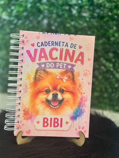 Caderneta de vacina pet personalizada
